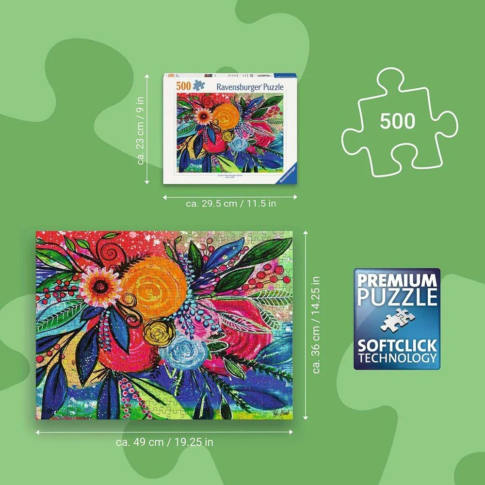 Ravensburger 01846-9 Color Burst 500pc Jigsaw Puzzle - Image 3
