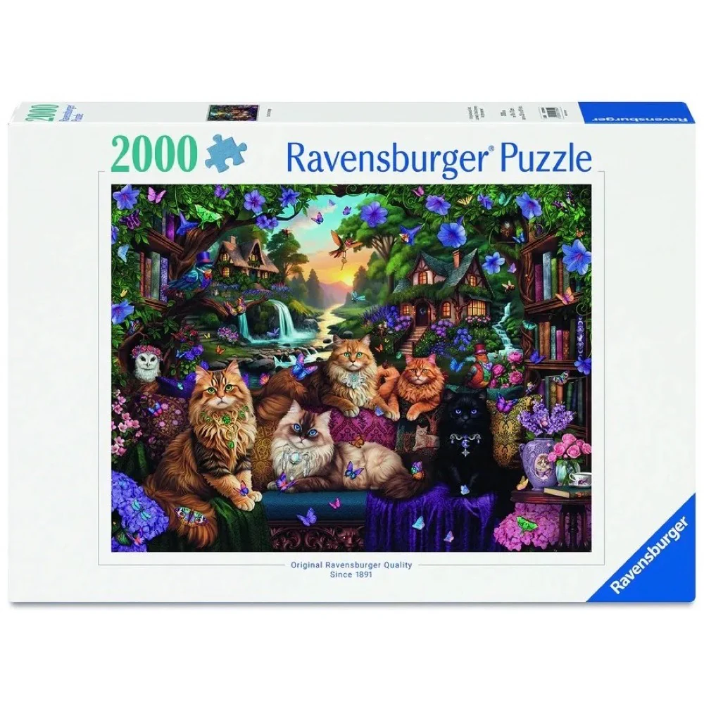 Ravensburger 01854-4 Cat Tail Cottage 2000pc Jigsaw Puzzle