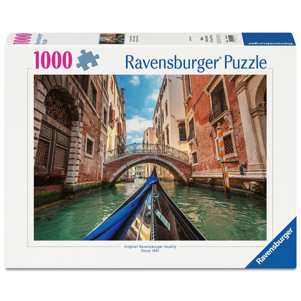 Ravensburger 01911-4 The Canals Of Venice 1000pc Jigsaw Puzzle
