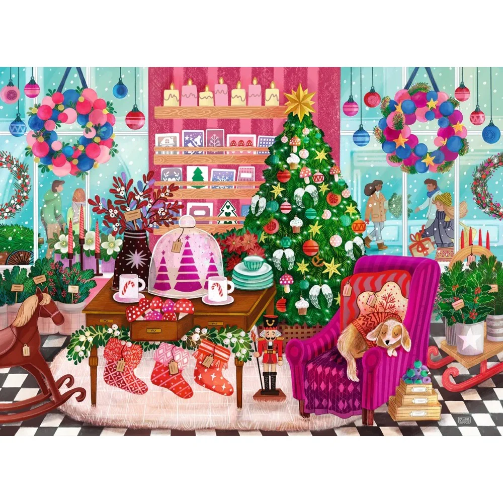 Ravensburger 01933-6 The Christmas Boutique 500pc Jigsaw Puzzle - Image 2