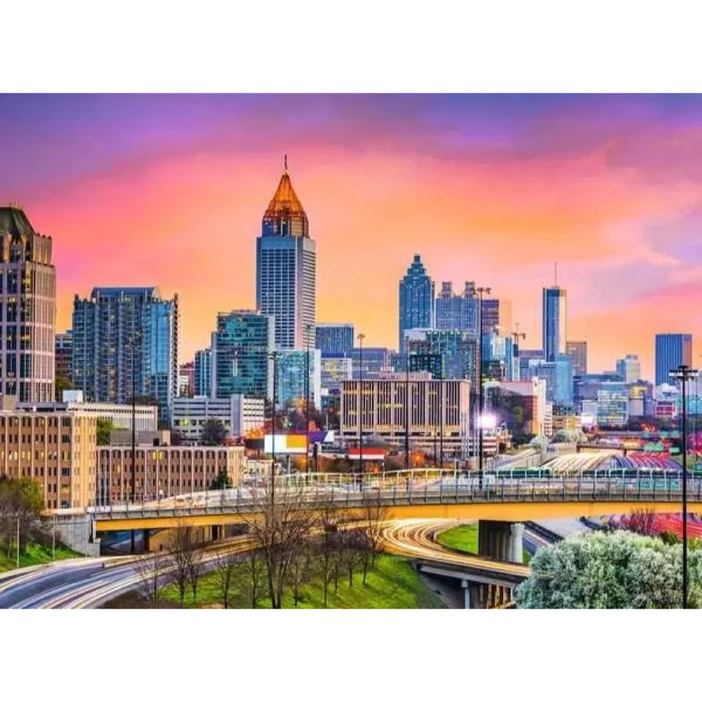 Ravensburger 01944-2 Atlanta Skyline At Dusk 500pc Jigsaw Puzzle - Image 2