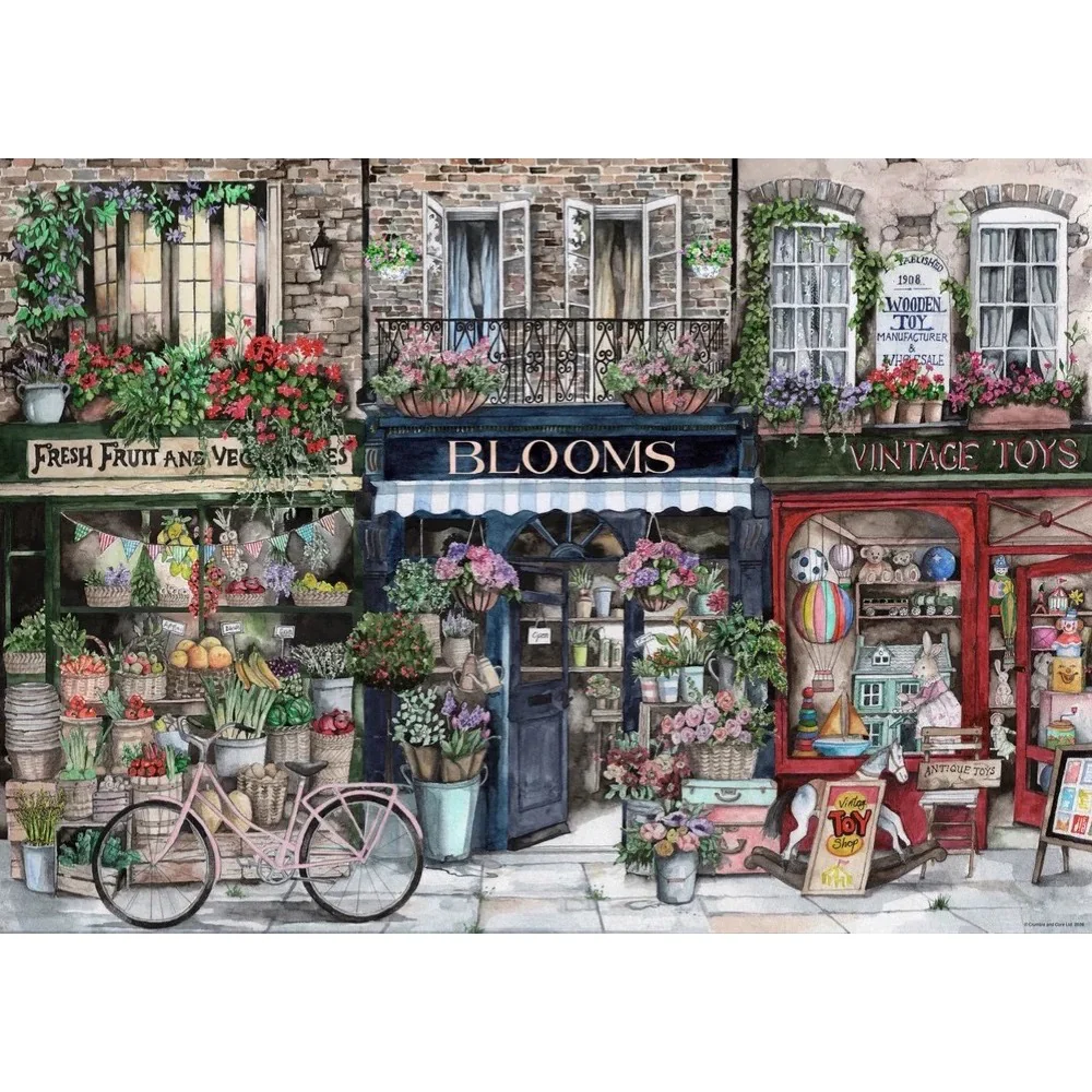 Ravensburger 01984-8 Busy High Street No 1 1000pc Jigsaw Puzzle - Image 2