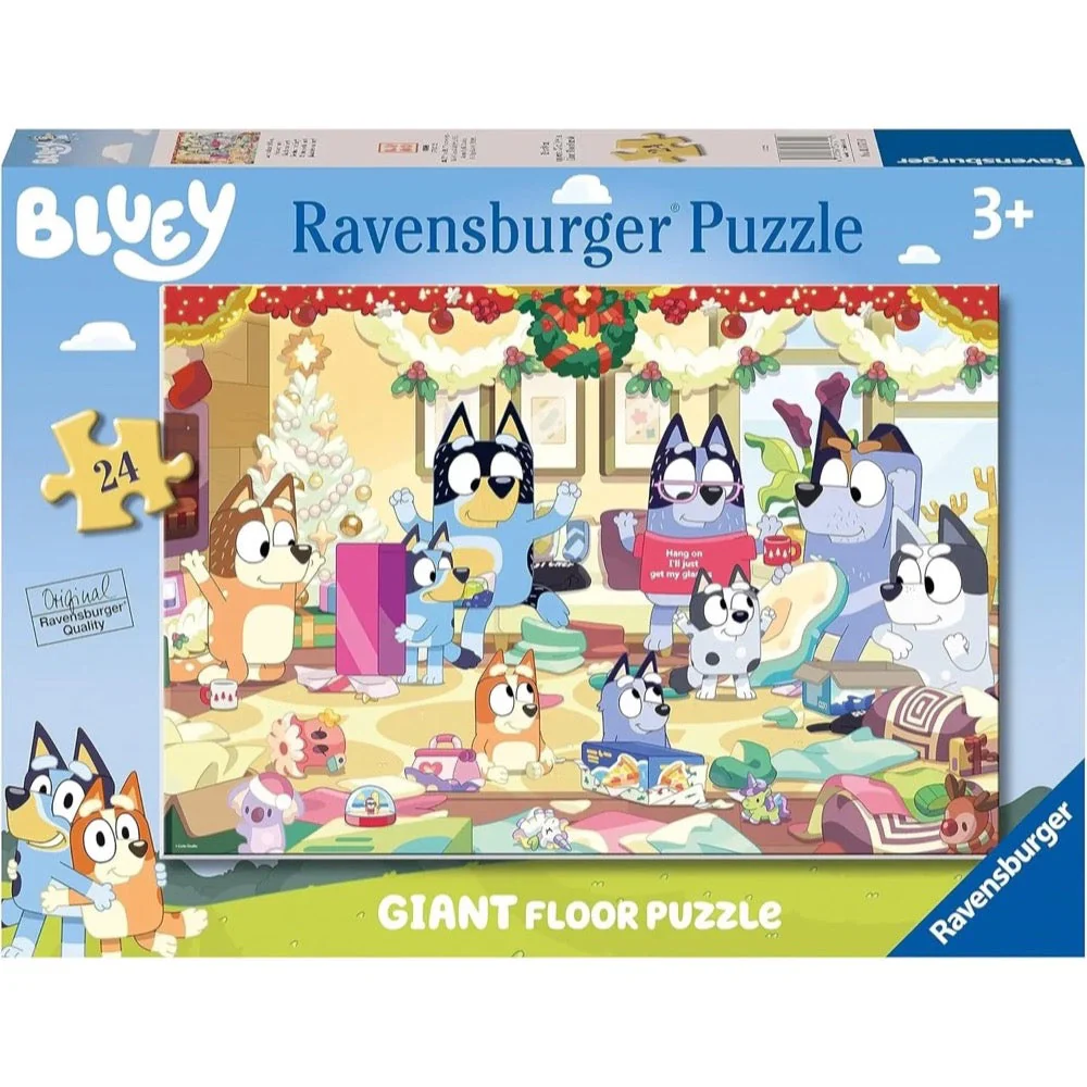 Ravensburger 03171-9 Bluey Christmas Giant Floor 24pc Jigsaw Puzzle