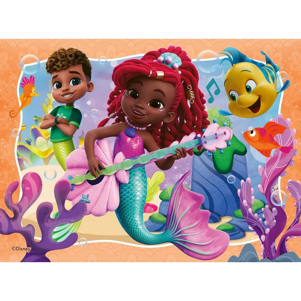 Ravensburger 04024-8 Disney Ariel 4 In a Box 12, 16, 20 & 24pc Jigsaw Puzzle - Image 3