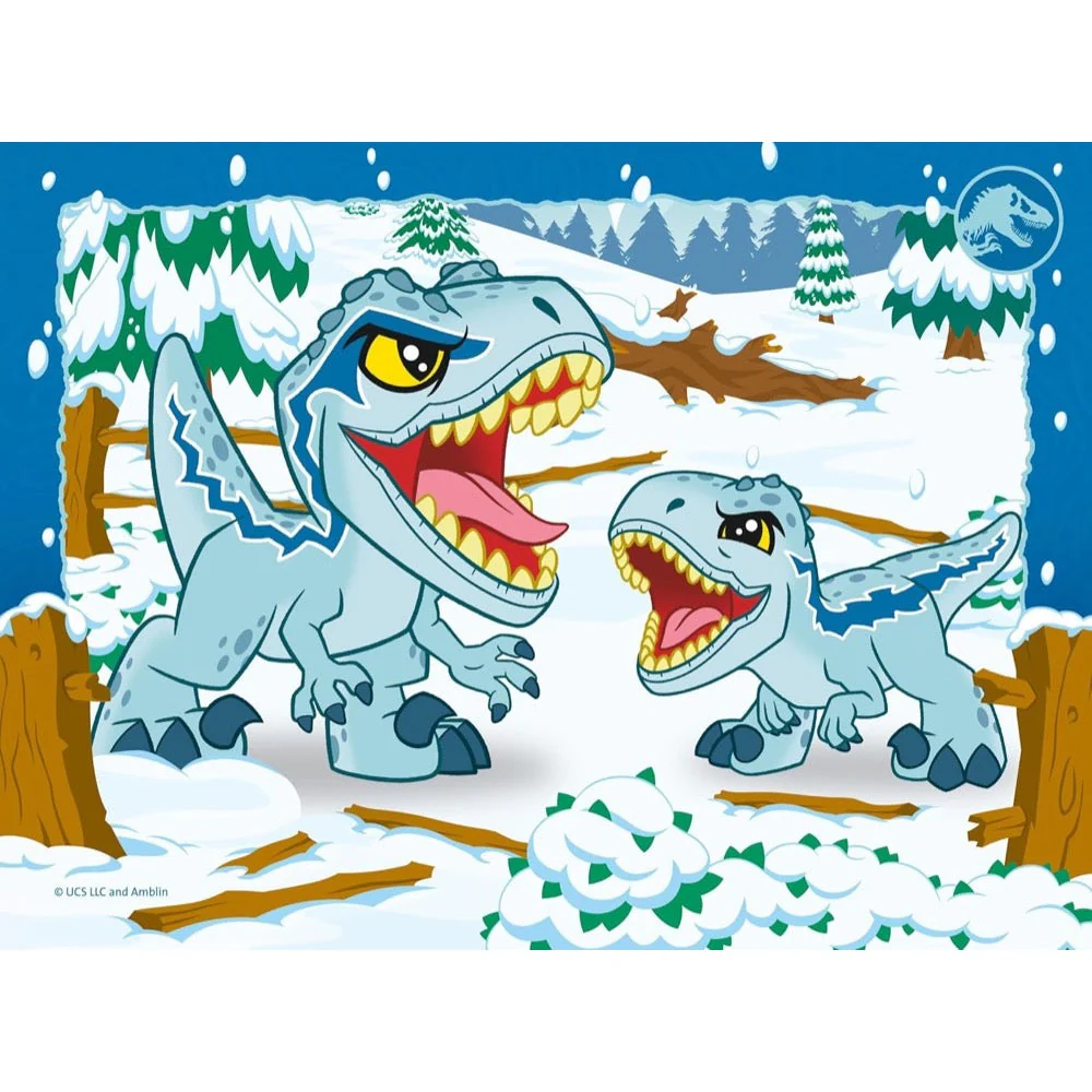 Ravensburger 04027-9 Jurassic World Explorers 4 In a Box 12, 16, 20 & 24pc Jigsaw Puzzle - Image 3