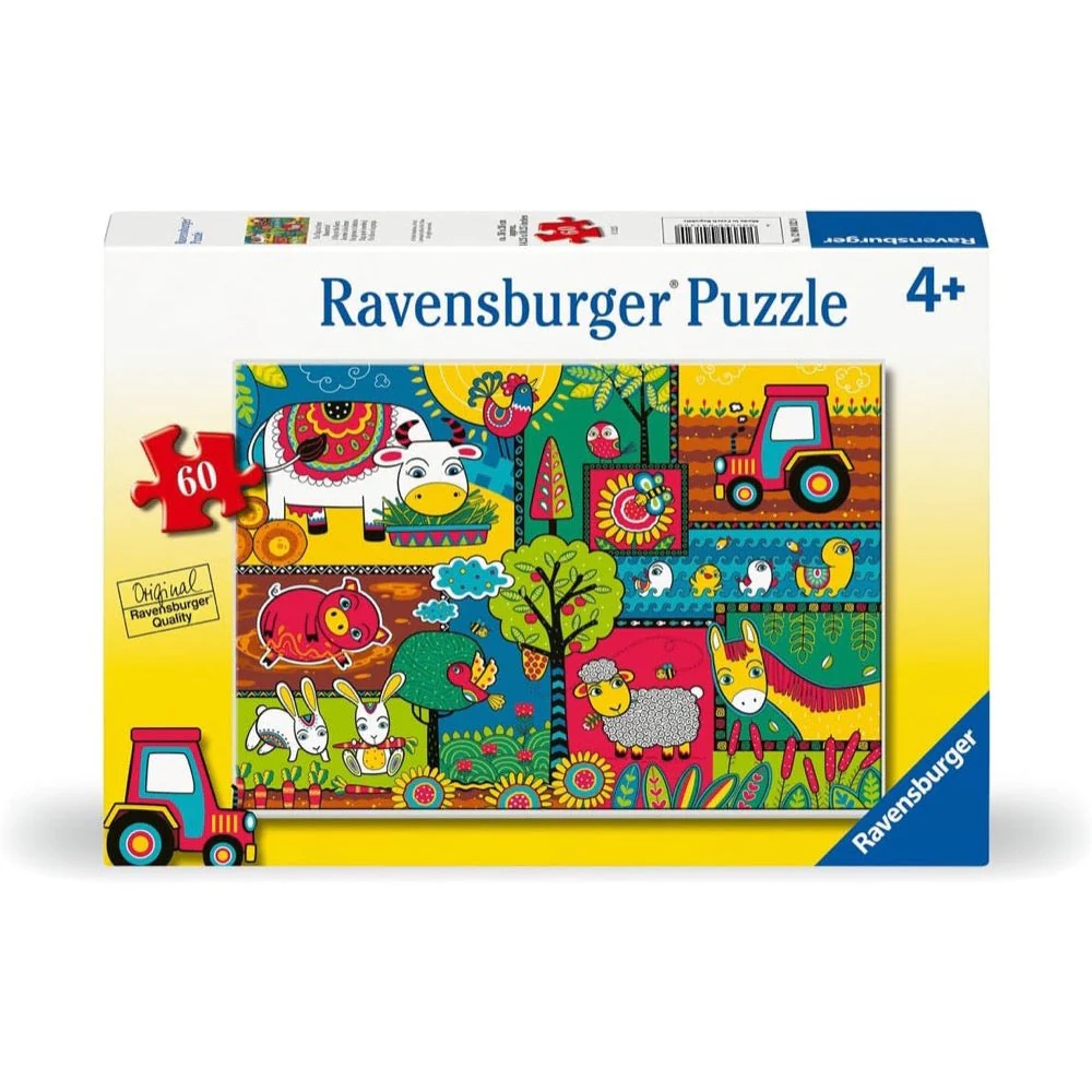 Ravensburger 04132-0 A Day At The Farm 60pc Jigsaw Puzzle