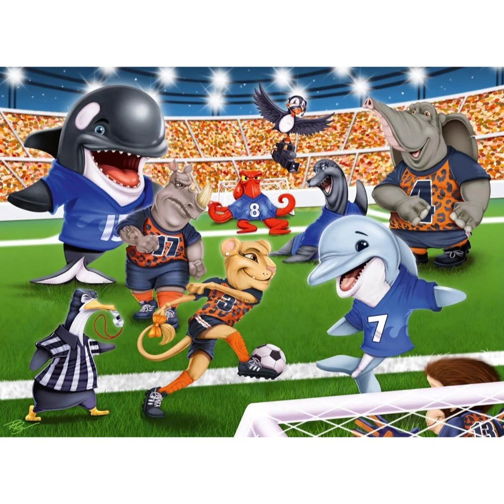 Ravensburger 04135-1 Soccer Field Flair 150pc Jigsaw Puzzle - Image 2