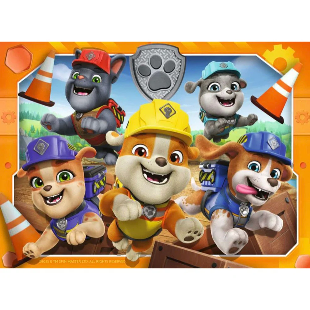 Ravensburger 04188-7 Rubble & Crew 4 In a Box 12, 16, 20 & 24pc Jigsaw Puzzle - Image 2