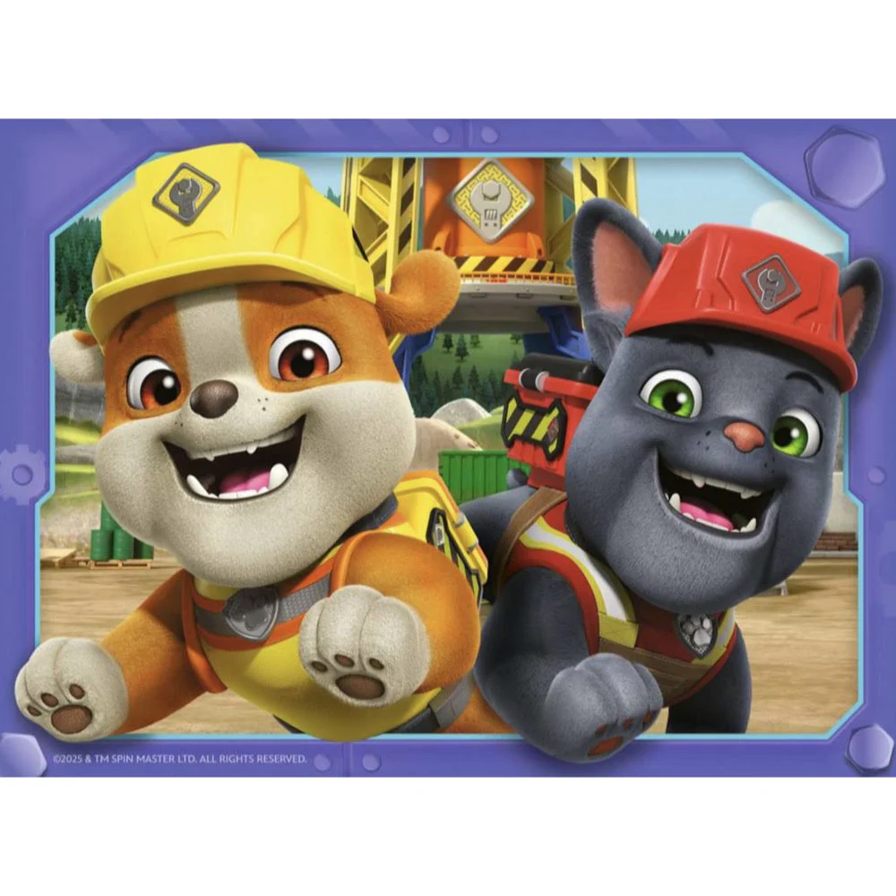 Ravensburger 04188-7 Rubble & Crew 4 In a Box 12, 16, 20 & 24pc Jigsaw Puzzle - Image 3