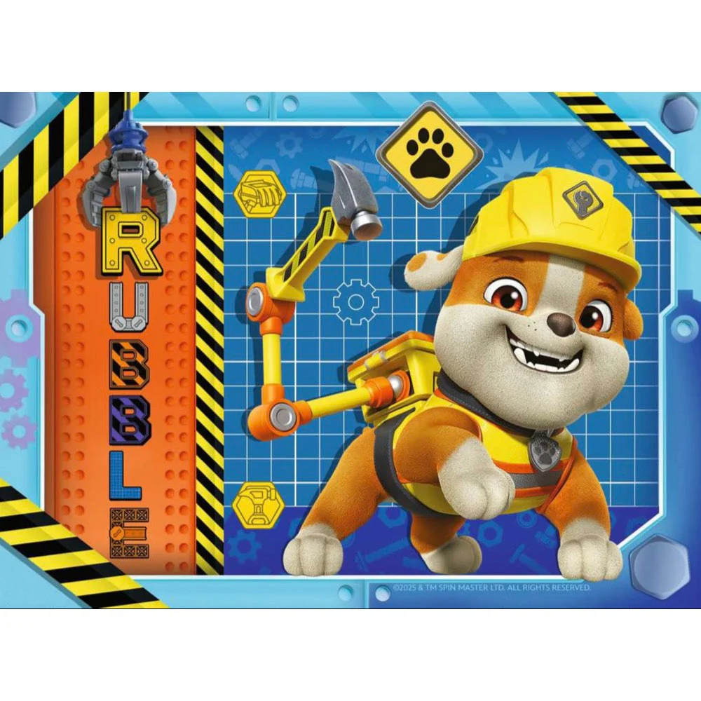 Ravensburger 04188-7 Rubble & Crew 4 In a Box 12, 16, 20 & 24pc Jigsaw Puzzle - Image 5
