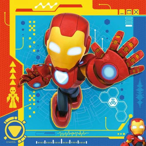 Ravensburger 04192-4 Iron Man & His Awesome Friends 3x49pc Jigsaw Puzzle - Image 2