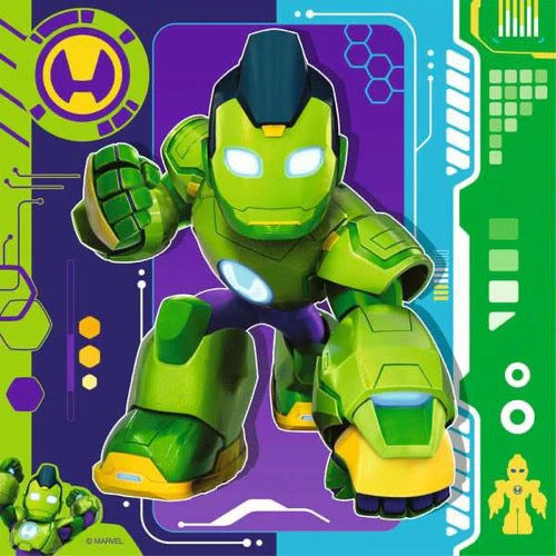 Ravensburger 04192-4 Iron Man & His Awesome Friends 3x49pc Jigsaw Puzzle - Image 4