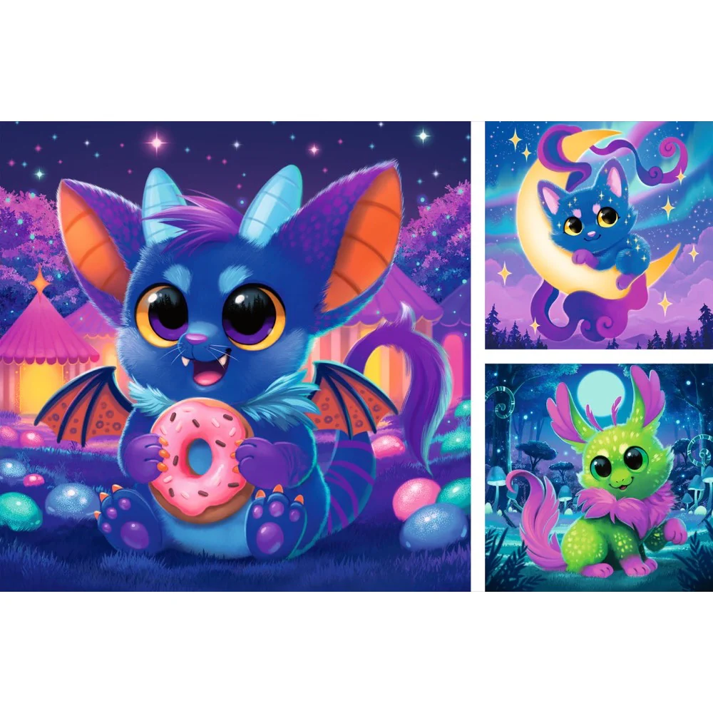 Ravensburger 04261-7 Little Demons 3x49pc Jigsaw Puzzle - Image 2