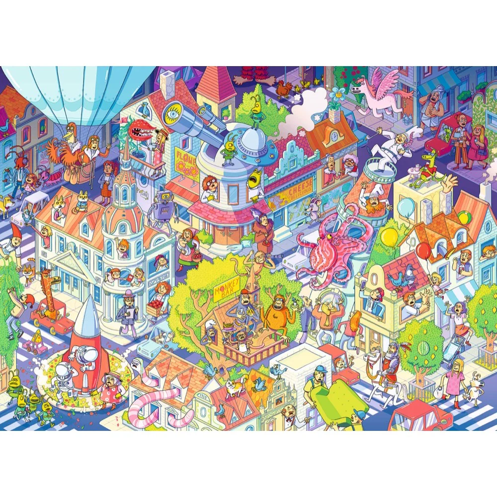 Ravensburger 04262-4 A Day in Chaosville 100pc Jigsaw Puzzle - Image 2
