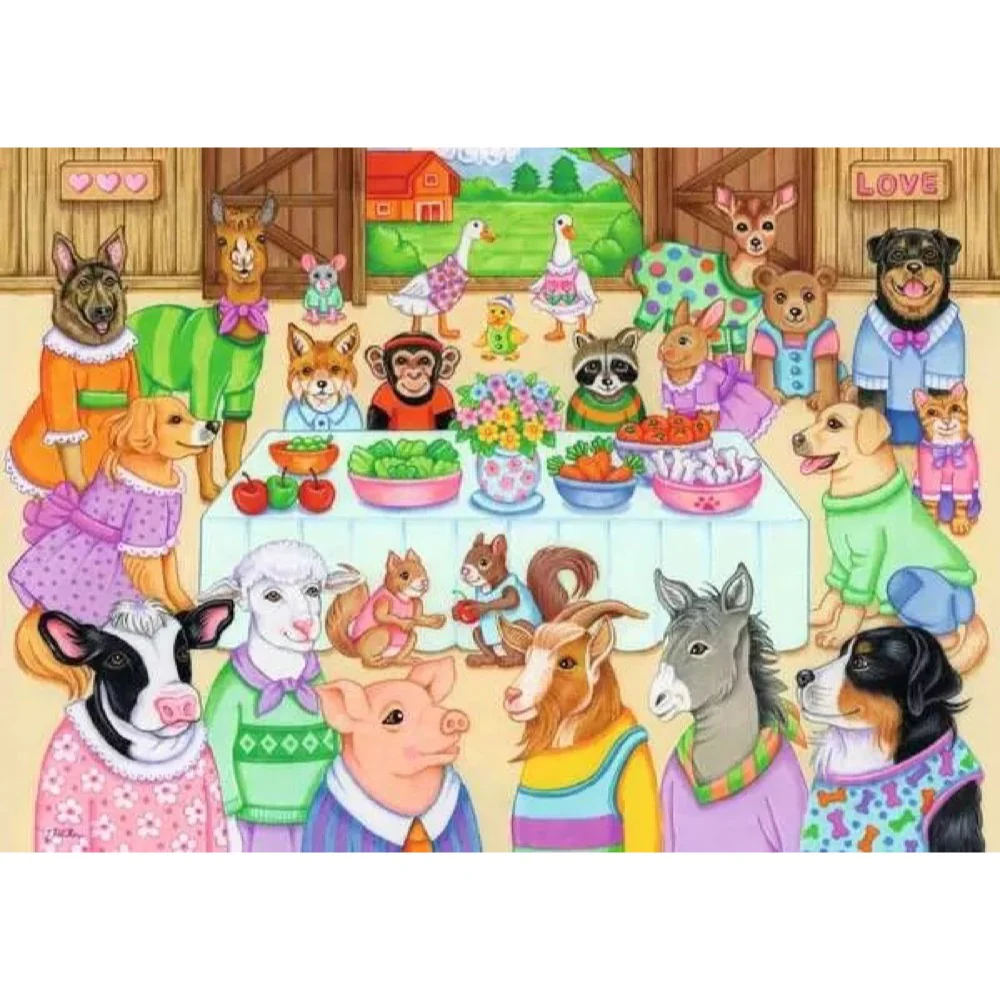 Ravensburger 04300-3 Barn Party 35pc Jigsaw Puzzle - Image 2