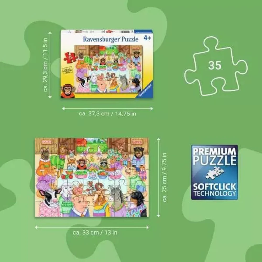 Ravensburger 04300-3 Barn Party 35pc Jigsaw Puzzle - Image 3