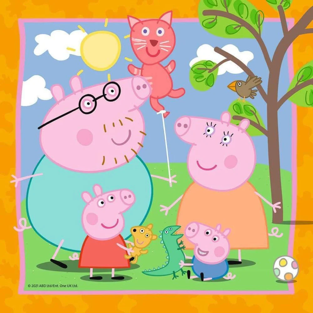 Ravensburger 05579-1 Peppa's Family & Friends 3x49pc Jigsaw Puzzle - Image 3