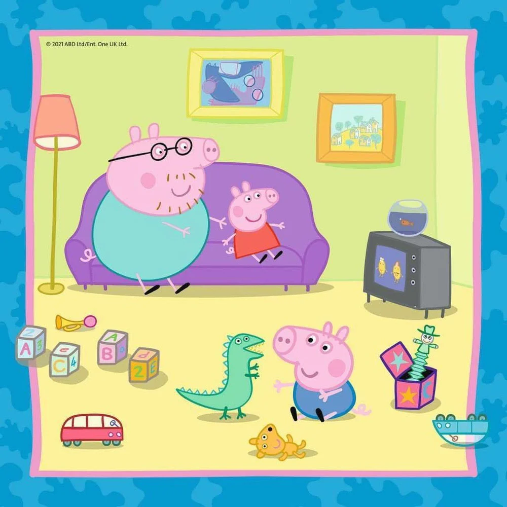Ravensburger 05579-1 Peppa's Family & Friends 3x49pc Jigsaw Puzzle - Image 4