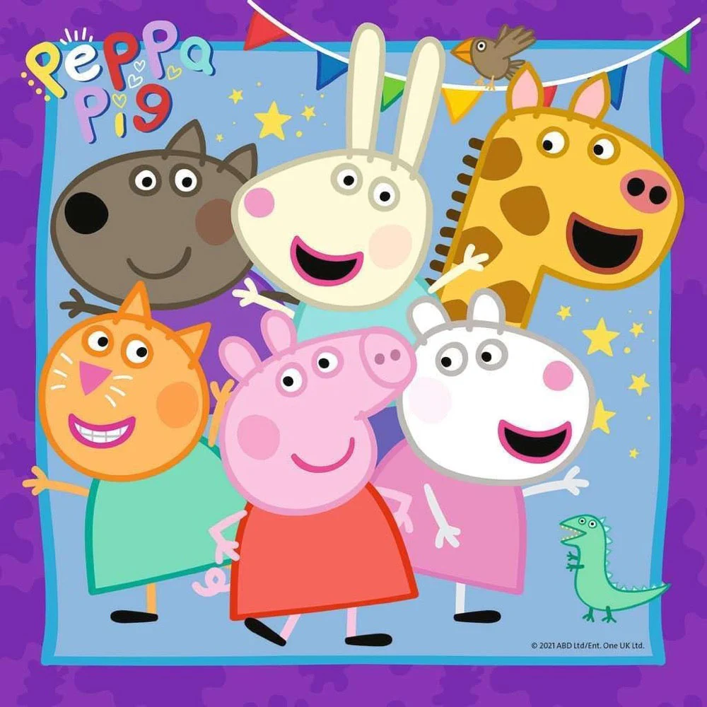 Ravensburger 05579-1 Peppa's Family & Friends 3x49pc Jigsaw Puzzle - Image 5