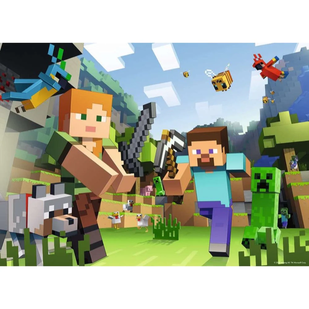 Ravensburger 05716-0 Minecraft Bumper Pack 4x100pc Jigsaw Puzzle - Image 3