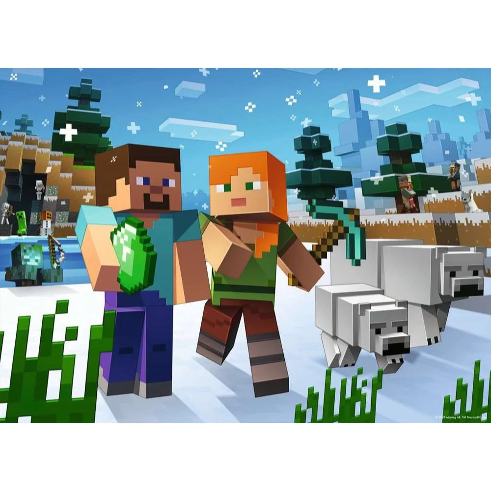 Ravensburger 05716-0 Minecraft Bumper Pack 4x100pc Jigsaw Puzzle - Image 5