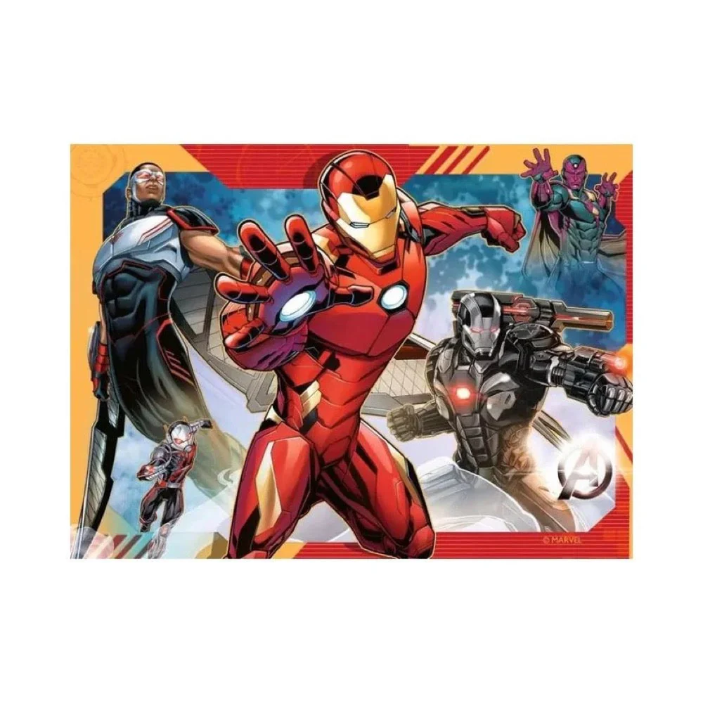 Ravensburger 06942-2 Disney Marvel Avengers 4 In a Box 12, 16, 20 & 24pc Jigsaw Puzzle - Image 3