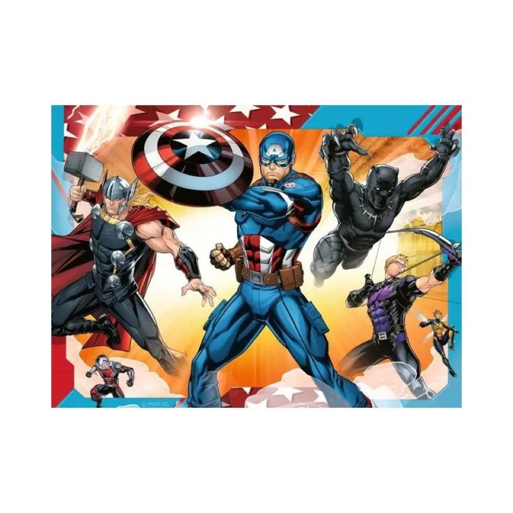 Ravensburger 06942-2 Disney Marvel Avengers 4 In a Box 12, 16, 20 & 24pc Jigsaw Puzzle - Image 4