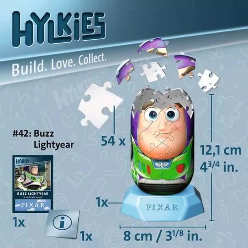 Ravensburger 08049-7 Hylkies 42-Pixar Toy Story Buzz Lightyear 3D 54pc Jigsaw Puzzle - Image 6