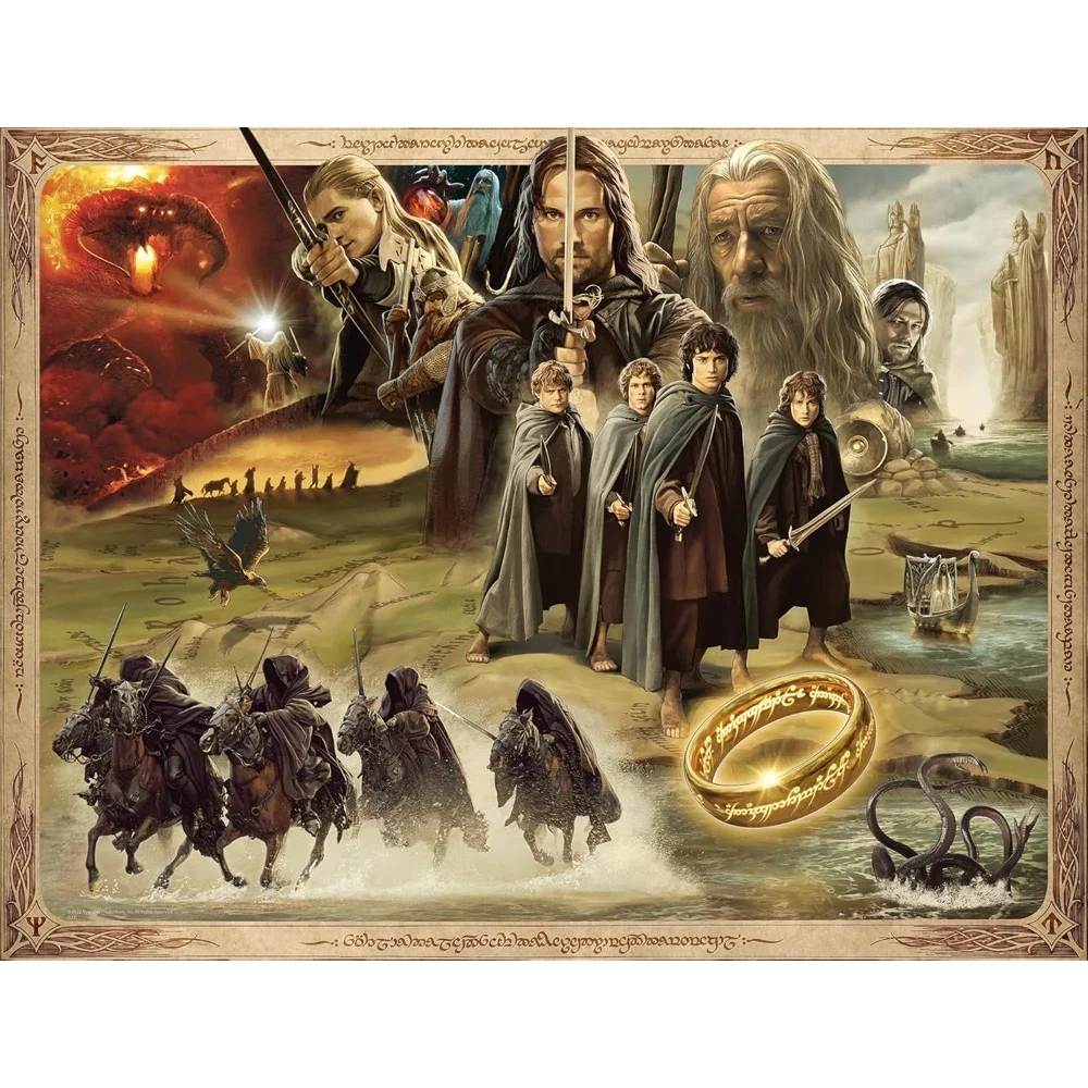Ravensburger 16927-6 Lord of the Rings The Fellowship of the Ring Puzzle 2000pc Jigsaw Puzzle - Image 2
