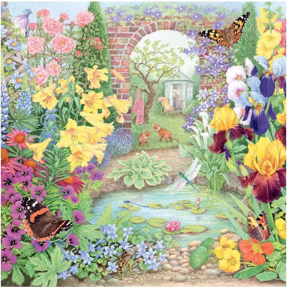 Ravensburger 17139-2 Happy Days No 4 Glorious Gardens 4x500pc Jigsaw Puzzle - Image 2