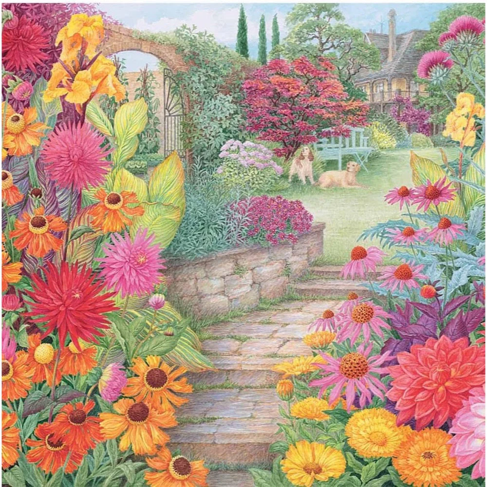 Ravensburger 17139-2 Happy Days No 4 Glorious Gardens 4x500pc Jigsaw Puzzle - Image 4