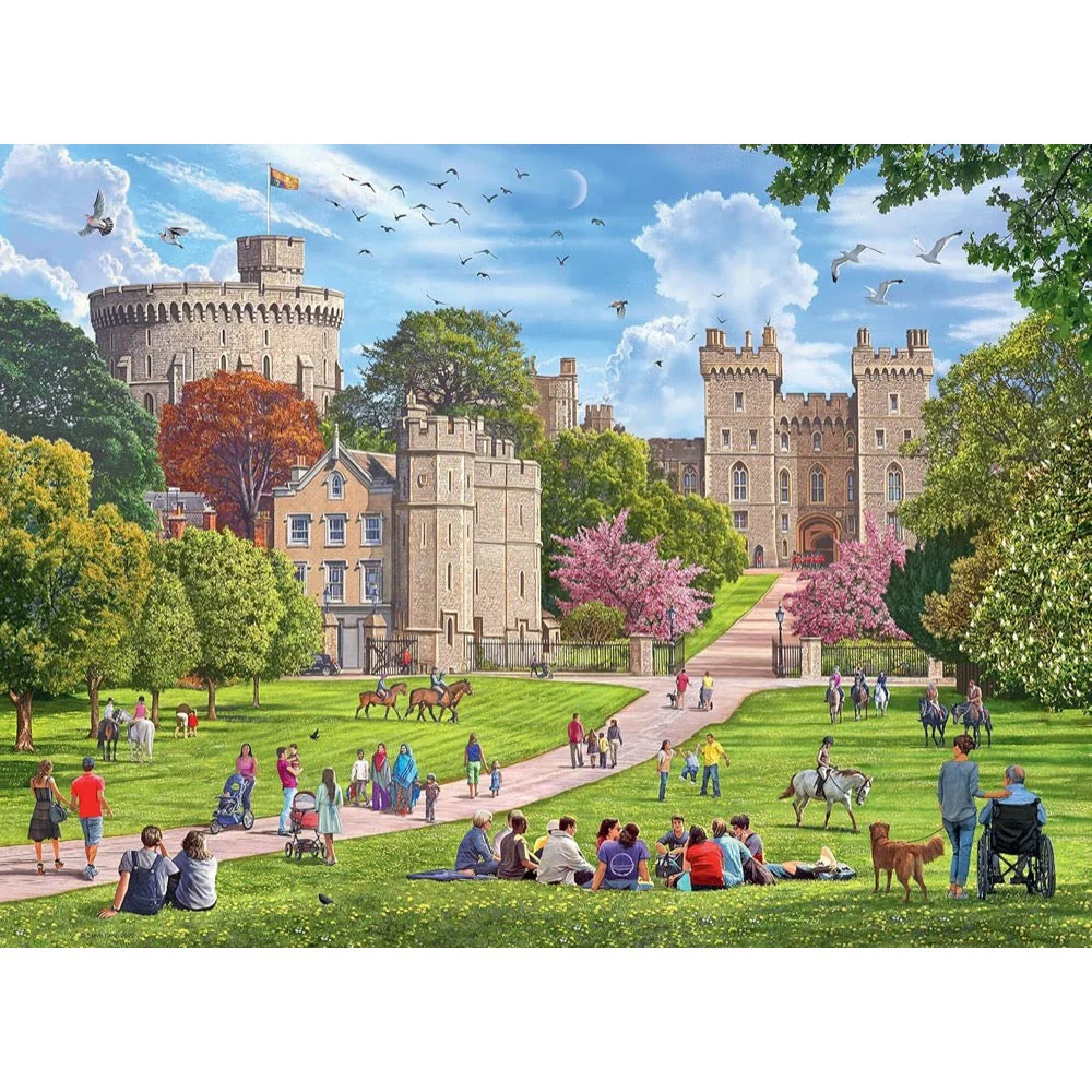 Ravensburger 17140-8 Happy Days No 5 Royal Residences 4x500pc Jigsaw Puzze - Image 4