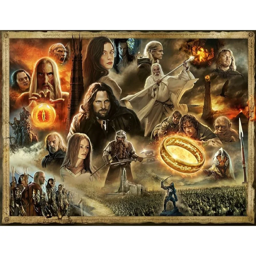 Ravensburger 17294-8 The Lord of The Rings The Two Towers 2000pc Jigsaw Puzzle - Image 2