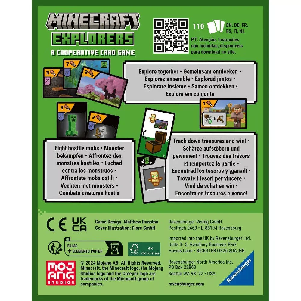 Ravensburger 21580-5 Minecraft Explorers Card Game - Image 2