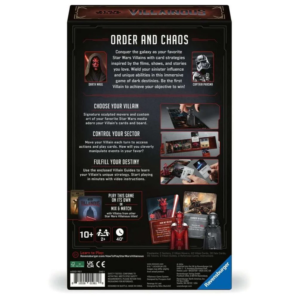Ravensburger 22995-6 Disney Star Wars Villainous Revenge at Last Expansion - Image 2