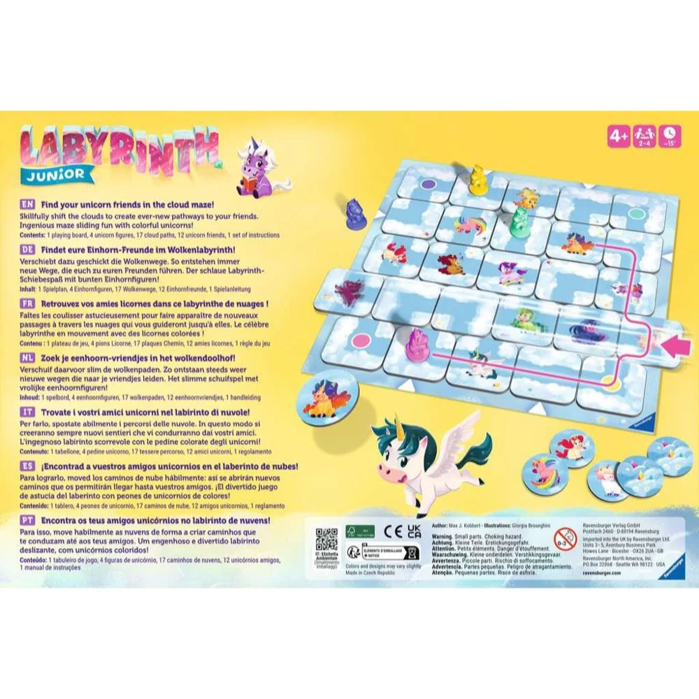 Ravensburger 23046-4 Junior Labyrinth Unicorn Game - Image 2