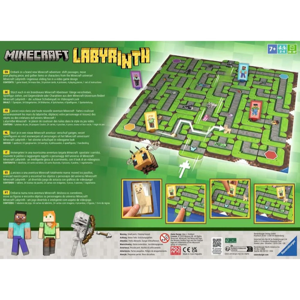 Ravensburger 24684-7 Minecraft Labyrinth Game - Image 2