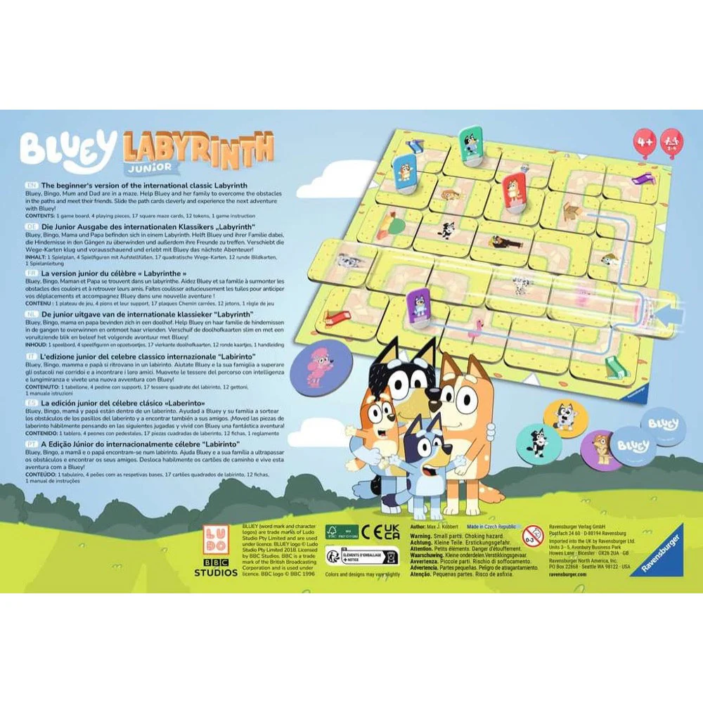 Ravensburger 24711-0 Bluey Junior Labyrinth Game - Image 4