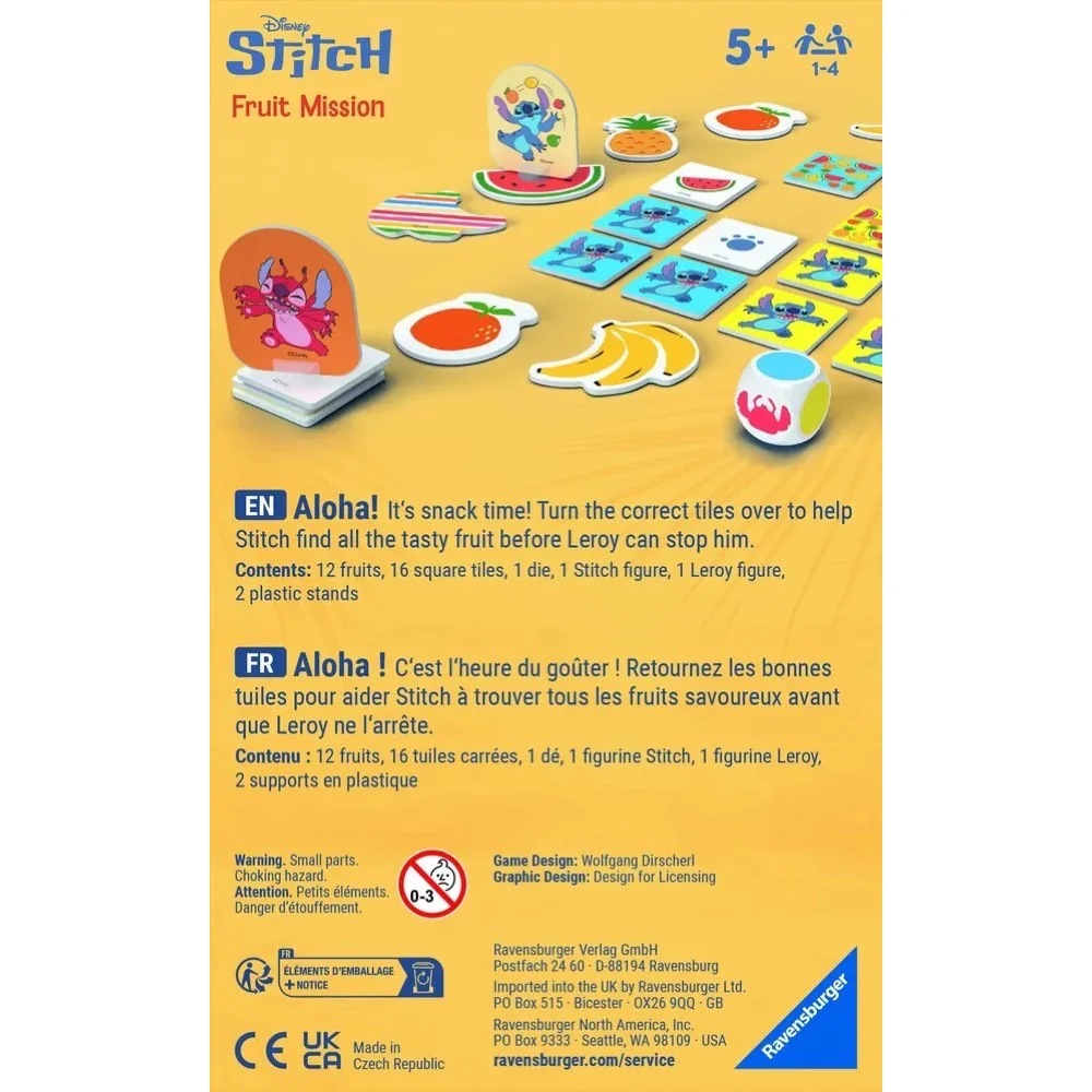 Ravensburger 25120-9 Disney Stitch Fruit Mission - Image 3
