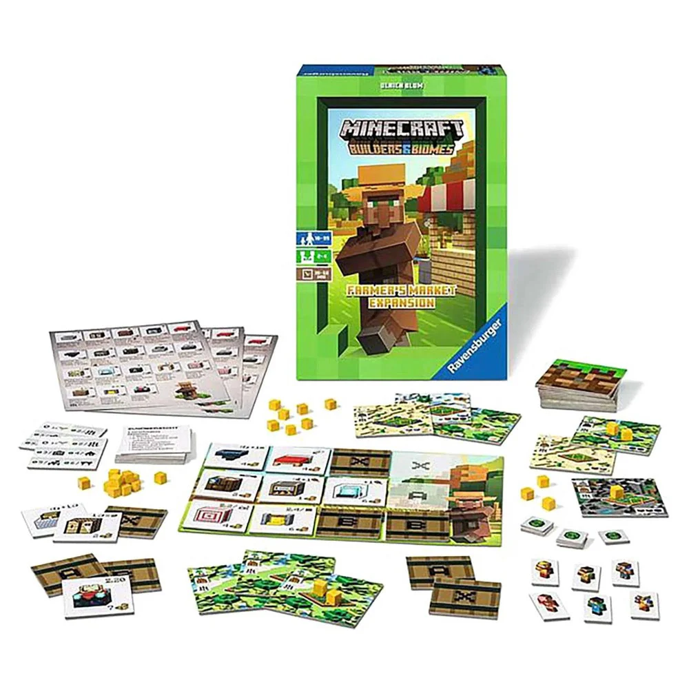 Ravensburger 26869-6 Minecraft Farmer's Market Game Expansion - Image 2