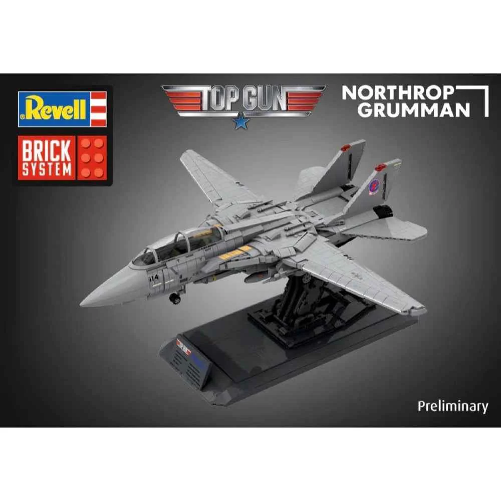 Revell 00963 1/18 Maverick's F-14A Tomcat Top Gun Brick System