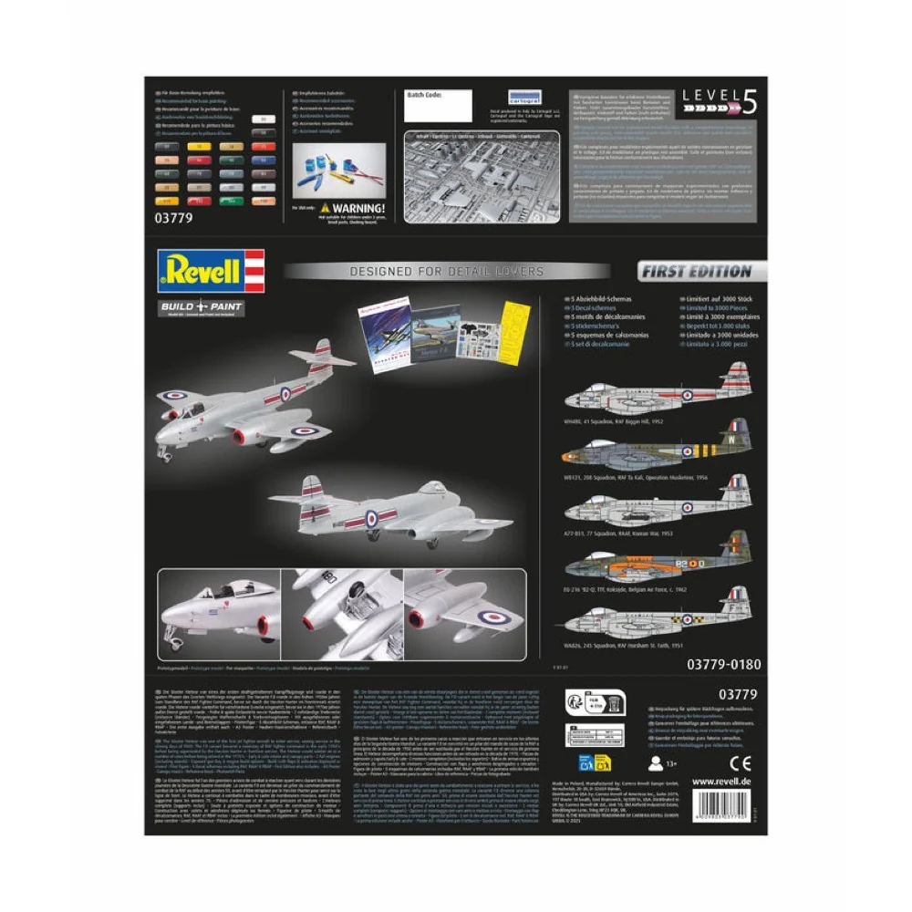 Revell 03779 1/32 Gloster Meteor F.8/FR.9 - Image 5