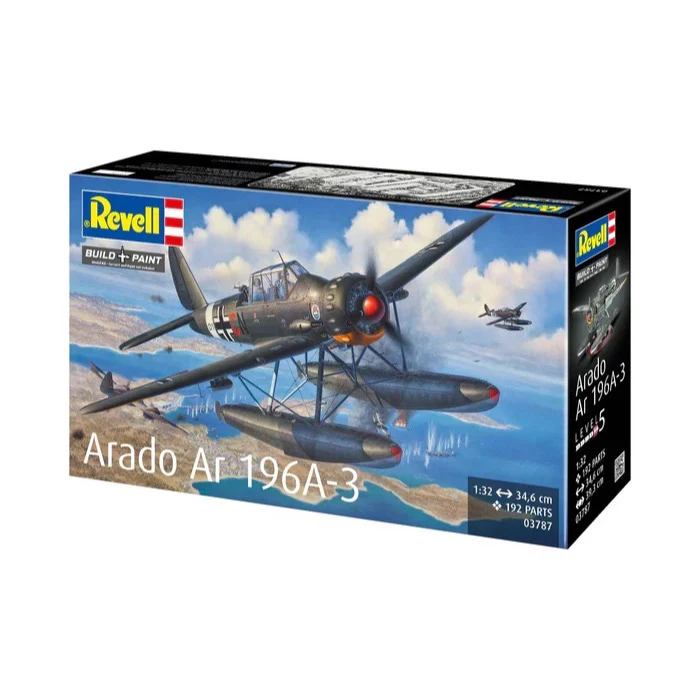 Revell 03787 1/32 Arado Ar 196A-3 Seaplane - Image 13