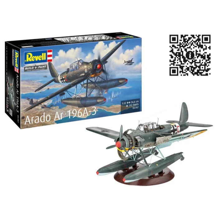 Revell 03787 1/32 Arado Ar 196A-3 Seaplane - Image 14