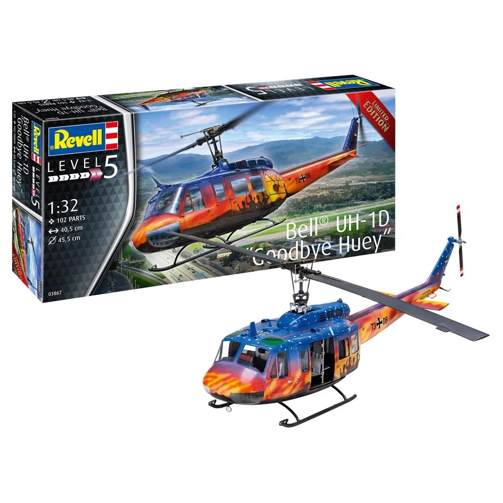 Revell 03867 1/32 Bell UH-1D Goodbye Huey - Image 7