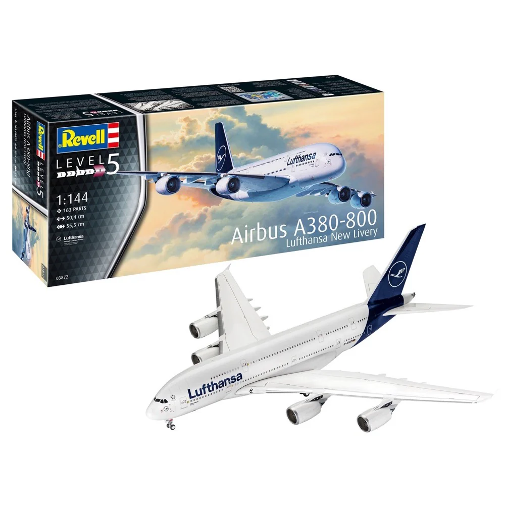 Revell 03872 1/144 Airbus A380-800 Lufthansa - Image 7