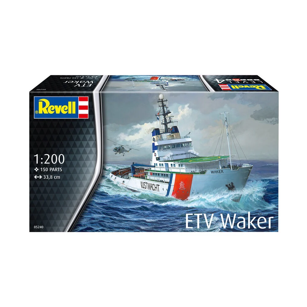 Revell 05240 1/200 ETV Waker Netherlands Coast Guard Emergency Towing Vessel - Image 3