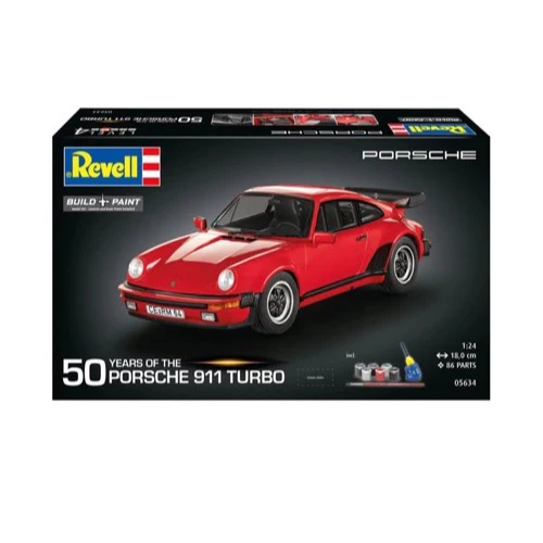Revell 05634 1/24 Porsche 911 Turbo 50th Anniversary - Image 7