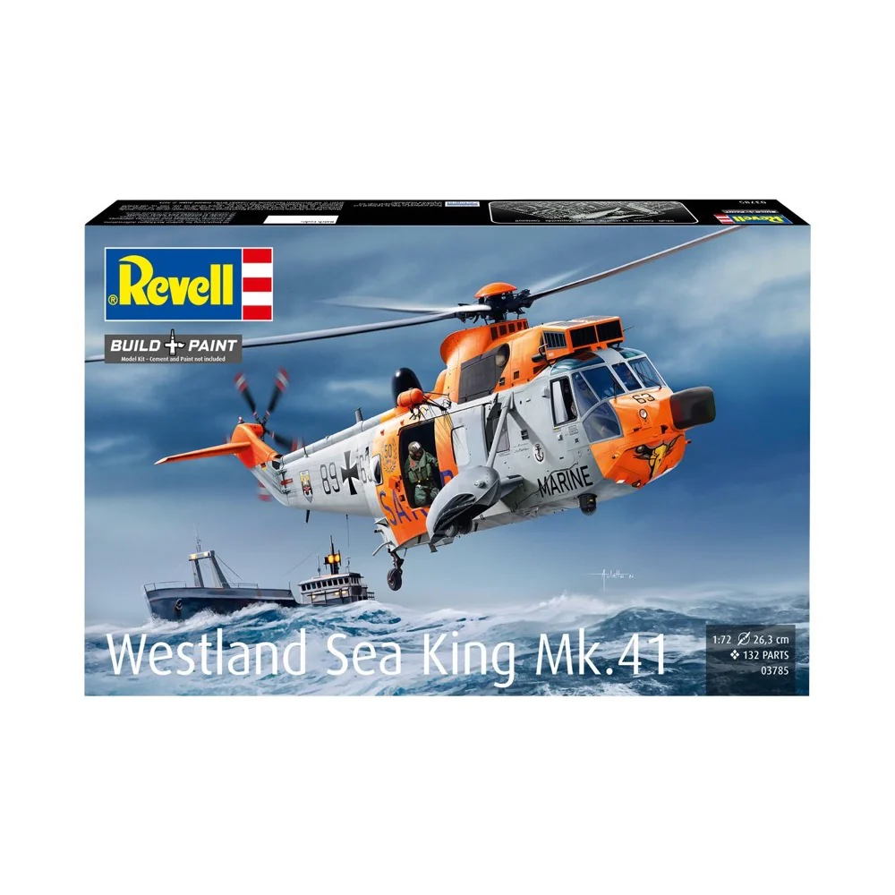 Revell 063785 1/72 Westland Sea King Mk. 41 Model Set - Image 10