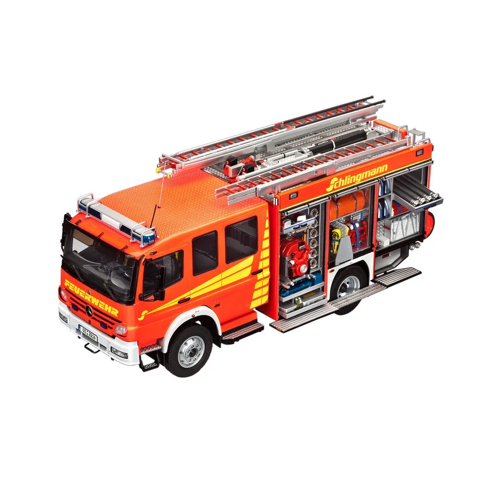 Revell 07404 1/24 Mercedes-Benz Atego 1529 AF Schlingmann LF20/16 Fire Truck - Image 2